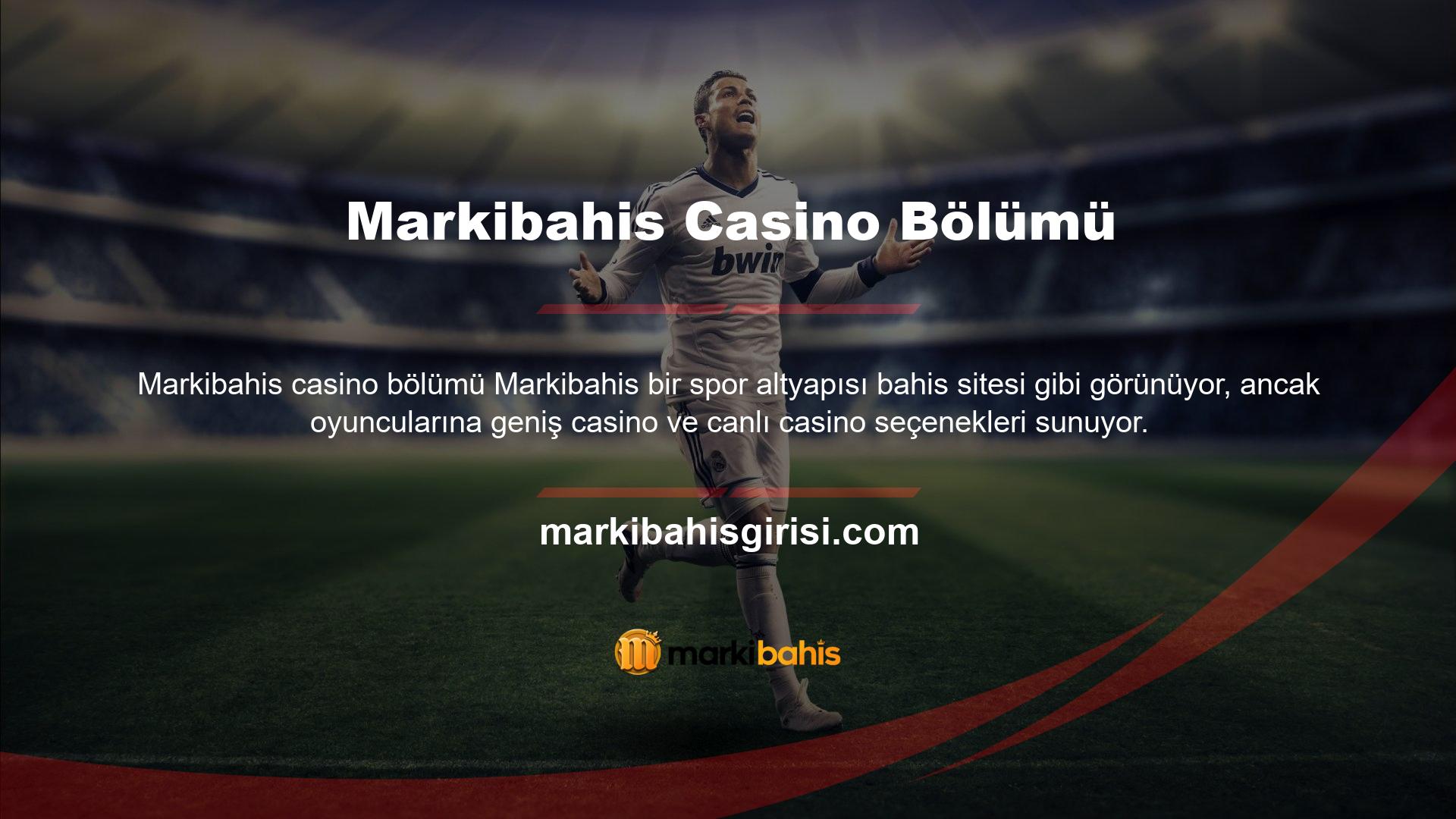 Markibahis casino bölümünde yüzlerce casino oyunu oynamanın heyecanını yakalayabilirsiniz